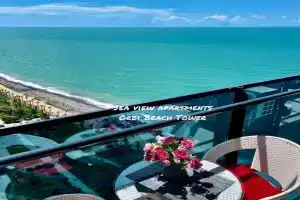 Sea view apartments Orbi Beach Tower krasivye vidy s balkonov, Batumi