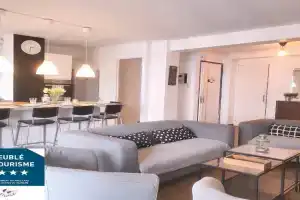 Standing, 3 chambres, clim et garage priv proche Panier et Terrasses Port Apartments, Marseille