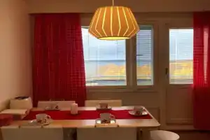 Two bedroom apartment Best view to the sea Glassed Balcony FREE PRIVATE PARKING, Kemi