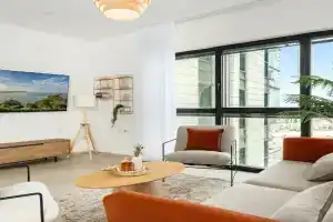 O&O Group Stylish 3BR Tower Seaview Parking Apartments, Rishon LeZion