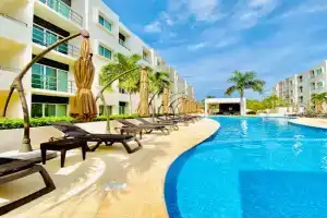 Encanto con 2 habitaciones en Long island Apartments, Cancun