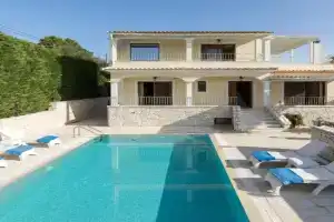 Kassiopi View Villas-Corfu-Villa Christos-4 bedrooms-big private pool-sea view-prime location, Kassiopi