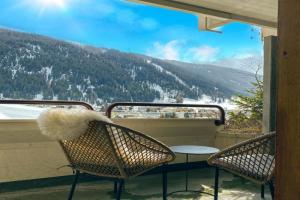 Wunderstay Alpine 403 Centric Studio Balcony/View, Davos
