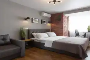 Studio with amazing view - 15th floor - Hrekivska str 5-2, Kharkiv