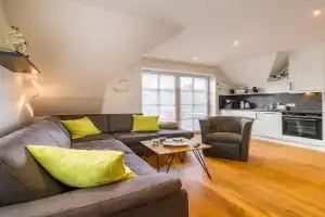 Südstrandhus Urlaub mit Hund Wohnung 3 oben Apartments, Borkum