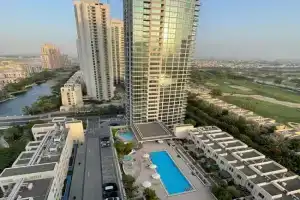 Golf Tower Golf View 2BR at The Greens with CPL Massage Cpn Apartments, Dubai