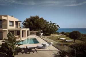 Uparati villa - Hilltop Sea View Retreat by the beach, Tsilivi-Planos