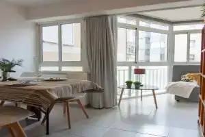 Apartamento 1a línea playa y 5 min Port Aventura, La Pineda