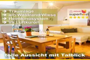 Wohlfühl-Ferienwohnung 80 qm, 8 Personen, Aussicht & Heimkino Apartments, Todtnauberg