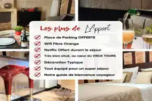 "L'Appart" Vieux - Charme - Place Plumereau - Arrivée Autonome Apartments, Tours