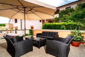 Studio apartment in with air conditioning, WiFi 4886-5, Lopar
