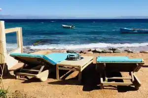 Villa Kon Tiki with private beach, Dahab