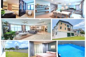 FERRINGHI RESORT 5-BEDROOM with POOL, BBQ SET, WiFi, Netflix & WALK to BEACH, Batu Ferringhi
