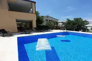 Family friendly apartments with a swimming pool, Krk - 19304, Malinska