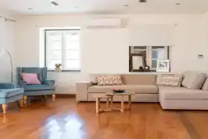 Naias Aegina, Sea-front apartment 95 sqm, Aegina Town