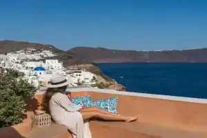 Villa Oasis with Caldera View, Oia