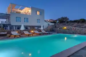 Aqua Blu Syros 1,3 Guest house, Posidhonia