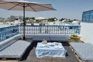 Cosy 1bdr, with a terasse in heart of Sidibou Villa, Carthage