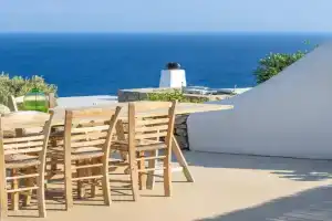 Amazing Sea View, Cycladic Villa, Priv Pool, Psarou