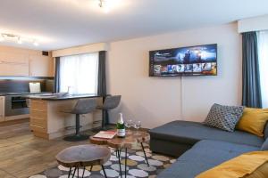 Spirit Apartments - Studio 2 - Küche - Parkplatz, Engelberg