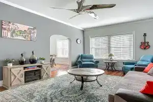 Cozy Quiet St Augustine Private Condo - 2bed, 1 bath, Sleeps 6, Steps to Historic St Augustine Center & All Tourist Attractions, Restaurants, Cafes, Backyard, Porch Apartments, St. Augustine