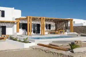Saint L Heated Pool Sunset Villa- Three Bedrooms, Psarou