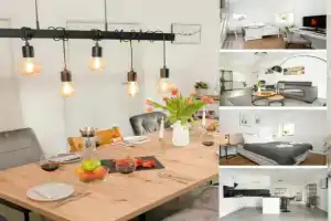 Kaiser Franz für bis zu 6 - Zentral, Arbeitsplatz, Waschmaschine, Disney Plus Apartments, Dinkelsbuhl