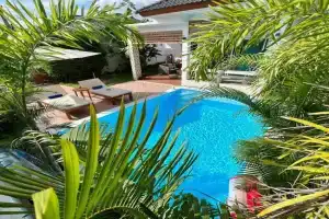Holiday house near Lamai with swimming pool. 2 bedrooms, Laem Set Beach