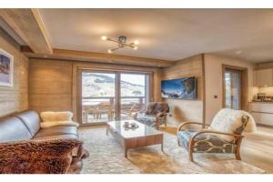Luxurious 4-room with pool, gym, spa and parking, Megeve