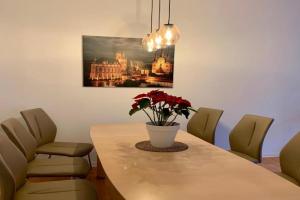 Große Ferienwohnung Nähe Stadtpark, 4 Schlafzimmer, gemütliches Wohnzimmer, Terrasse, Parkplatz Apartments, Erfurt