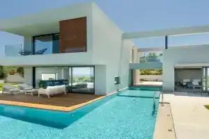 Avra & Ostria Villa, Pirgos-Villas,Heated pool , amazing sea view, Maleme