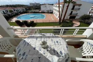 Mitjana -Apartamento con piscina junto la playa, Cala'N Blanes