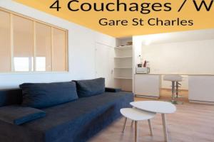 Fully equipped apartment 2 to 4 people St Charles, Marseille