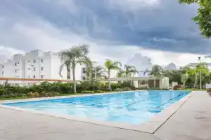 Departamento Lirios Residencial para 5 Alberca Apartments, Cancun