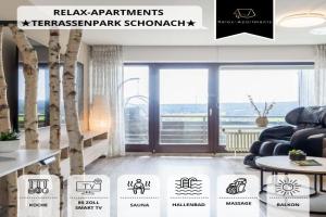 Relax-Apartments - Indoor-Pool - Sauna - Küche - kostenlos Parken - Balkon - teilweise Massagesessel - 85 Zoll Smart-TV, Schonach