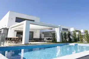 Villa Mare - Private Pool, 4 Bdrms, Sea View, BBQ, Hanioti