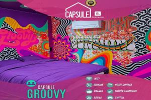 Capsule Groovy-Jacuzzi-Sauna-Billard-Netflix- Nintendo Switch & Jeux Apartments, Mons