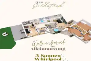 FeWo Goldstück mit privatem SPA und Whirlpool Apartments, Grafenau