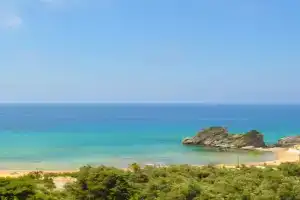 Apartments with swimming pool and panorama sea view - Beach, Pelekas