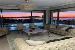 Vue panoramique sur la baie de Apartments, Tangier