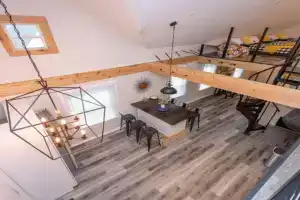 Family Beach Retreat w/Fun Loft Space, Firepit Apartments, Michigan City