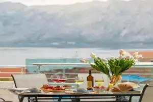 Nada's Ap with Pool and Sea View Apartments, Dobrota