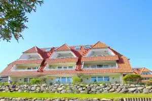 hafennahe Maisonette-Wohnung mit Meerblick, Balkon - Hafenhäuser FeWo 03 Apartments, Breege