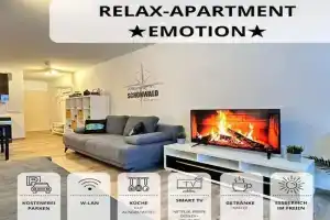 RelaxApartments BLACK FOREST EMOTION mit Sonnenbalkon mit Blick auf den Kurpark, schnelles Internet, Nähe Triberger Wasserfälle, für bis zu 2 Personen, Schonwald im Schwarzwald