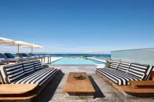 Rodo Seafront Villa with Heated private pool and jacuzzis by Volta Suites and Villas, Kokkini Khanion