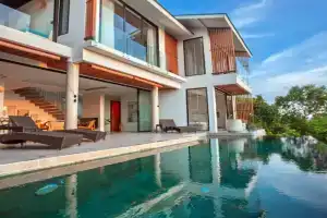 Villa Nour - 3 BR sea view pool villa in, Srithanu
