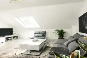 2,5-Zimmer inkl Arbeitsplatz, WLAN & free Netflix, Amazon-Free Parken vollausgestattete Wohnung, 24h Check In Apartments, Hamm