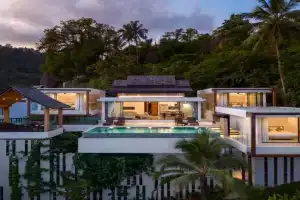 Samui Relax Airfreshing Privacy Modern Luxury Seaview Natural Rainforest Infinity Pool Villa With 3 Beds Suits With Housekeeper, Chaweng Noi