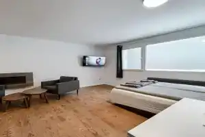 Mountain Retreat Studio: Idyllische Ferienwohnung in Saas-Fee, Saas Grund