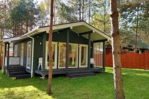Dom v lesu. Skandinavskiy shik. Cottage, Zaokskiy